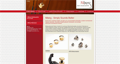 Desktop Screenshot of mberg-music.com